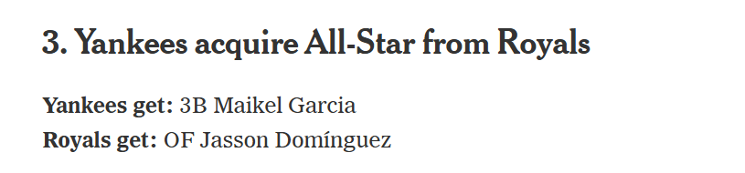 royalsreview's tweet image. Bowden is really pushing this Garcia to the Yanks thing. nytimes.com/athletic/65151…