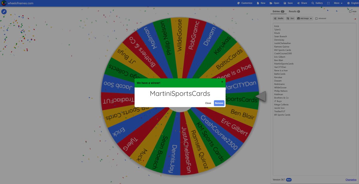 PinkyCards's tweet image. #PinkyStacks Giveaway results are here....
Congratulations to @CardsMoura for taking home the 2017 Nobility Pele SP!
&
Congratulations to @MartiniCards for taking home the Saka World Cup Blue Choice /135!
All totals/invoices have gone out - anything paid before 2PM ships!