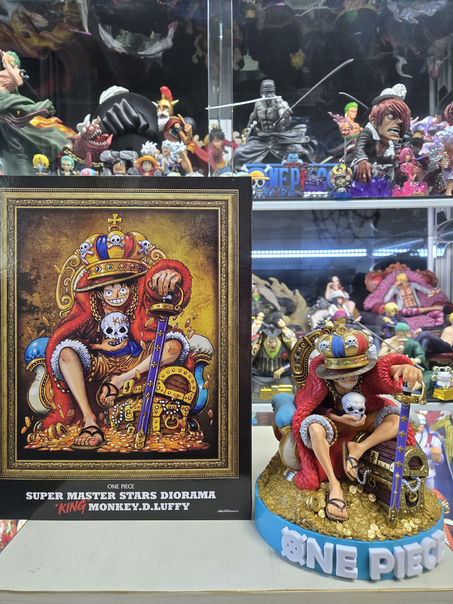 ✨SUPER MASTER STARS DIORAMA KING LUFFY×2 ONE PIECE SUPER MASTER STARS DIORAMA - KING MONKEY.D.LUFFY