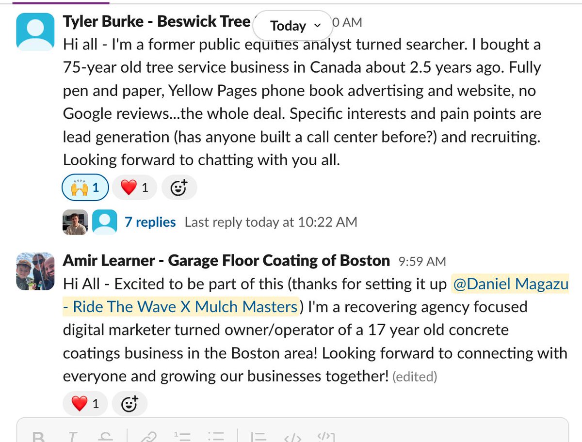 I am building a free Mastermind for high-level home service business owners.

Our first three founding members are all killers.

All three owners are expected to generate more than $3,000,000 in revenue this year and are growing rapidly.

Quick Glimpse:

<a href="/price_xbt/">Price F</a> - Growing
