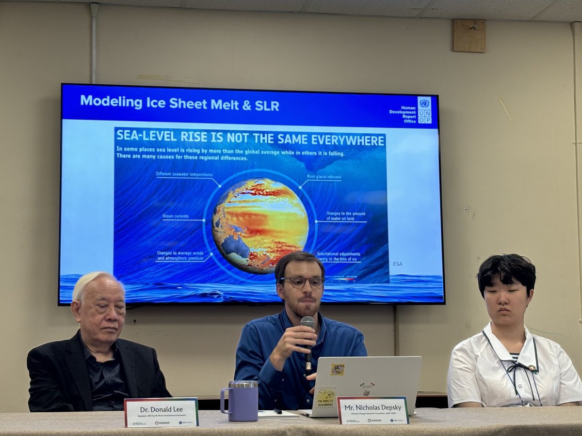 HDRUNDP's tweet image. Did you know? 🌊 Sea-level rise isn’t uniform — in some places it’s rising faster than the global average, while in others it’s even falling.

However, rising sea levels will have an impact on #HumanDevelopment everywhere. Here’s what HDRO researcher @njdepsky recommends as…