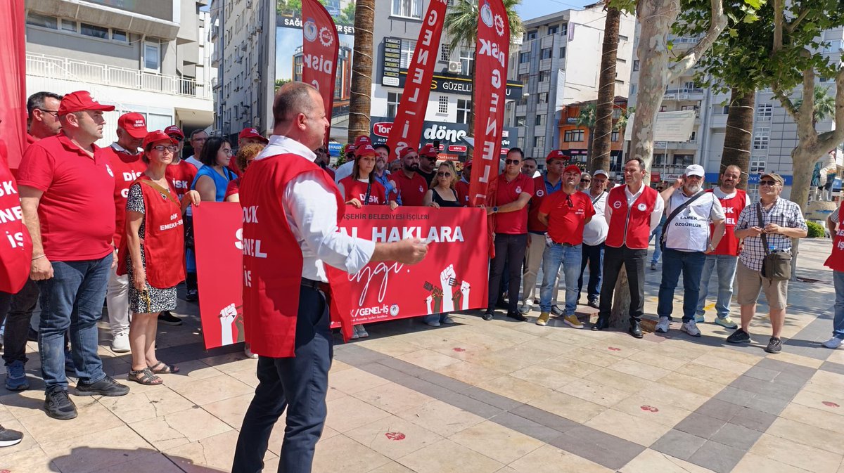 TipEmek's tweet image. Denizli’de emekçilere yönelik baskılar kabul edilemez!

Denizli Büyükşehir ve Pamukkale Belediyelerinde sendikal tercihleri nedeniyle yapılan baskı, tehdit ve sürgünlere karşı emekçiler direniyor. 

DİSK Genel-İş üyesi emekçilerin yanında olduğumuzu ilan ediyoruz. Sendikaya üye…