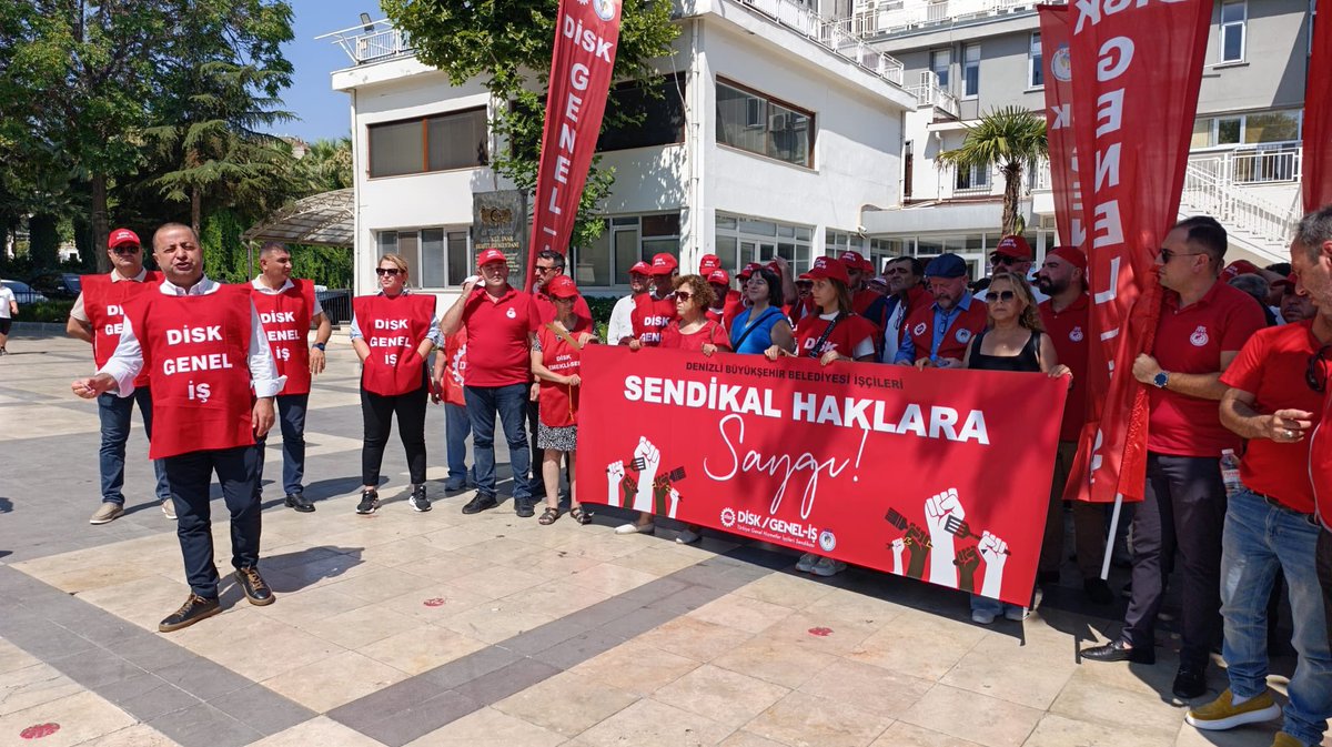 TipEmek's tweet image. Denizli’de emekçilere yönelik baskılar kabul edilemez!

Denizli Büyükşehir ve Pamukkale Belediyelerinde sendikal tercihleri nedeniyle yapılan baskı, tehdit ve sürgünlere karşı emekçiler direniyor. 

DİSK Genel-İş üyesi emekçilerin yanında olduğumuzu ilan ediyoruz. Sendikaya üye…