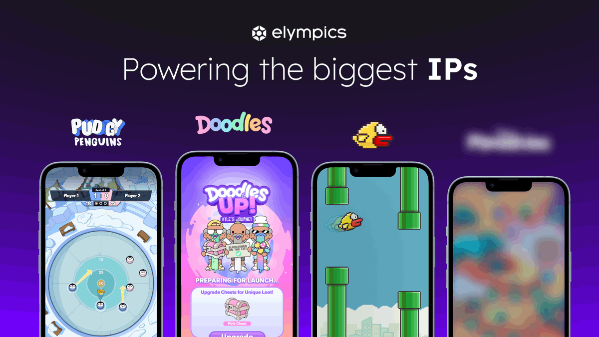 What could the last one be?

I spent hours digging into 100s of <a href="/elympics_ai/">Elympics</a> content and interviews, here’s all the games/partners that they teased recently:
- Snoop Dogg
- Plooshies
- Chimpers
- Crypto Banter
- Mystery Hollywood IP?

Would you play any of these games? 👀