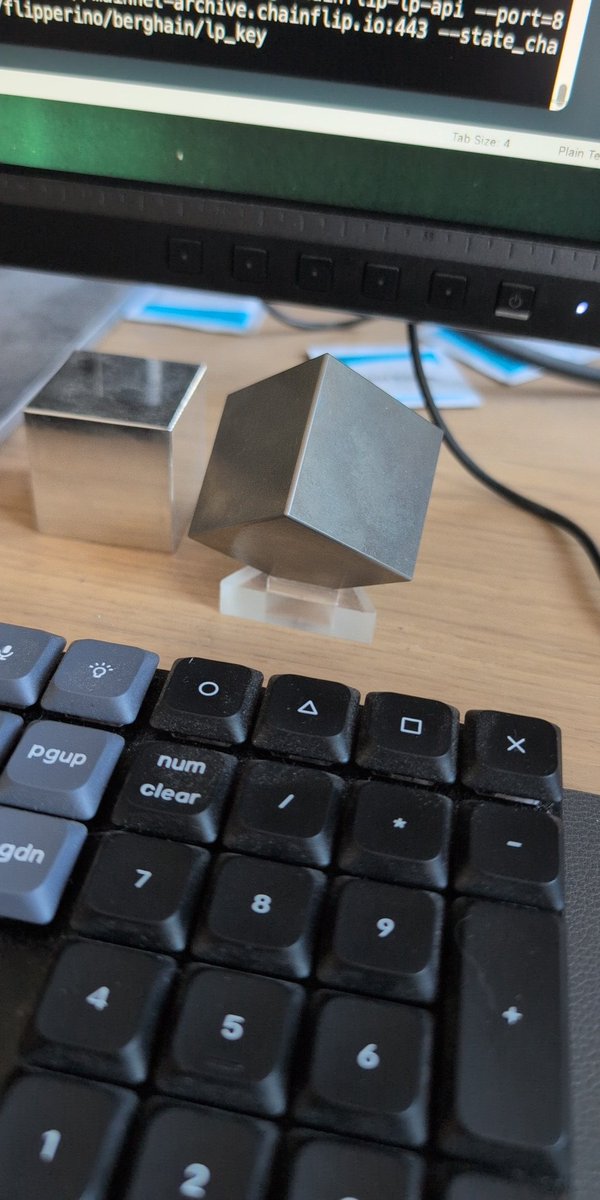 Still got your tungsten cubes??