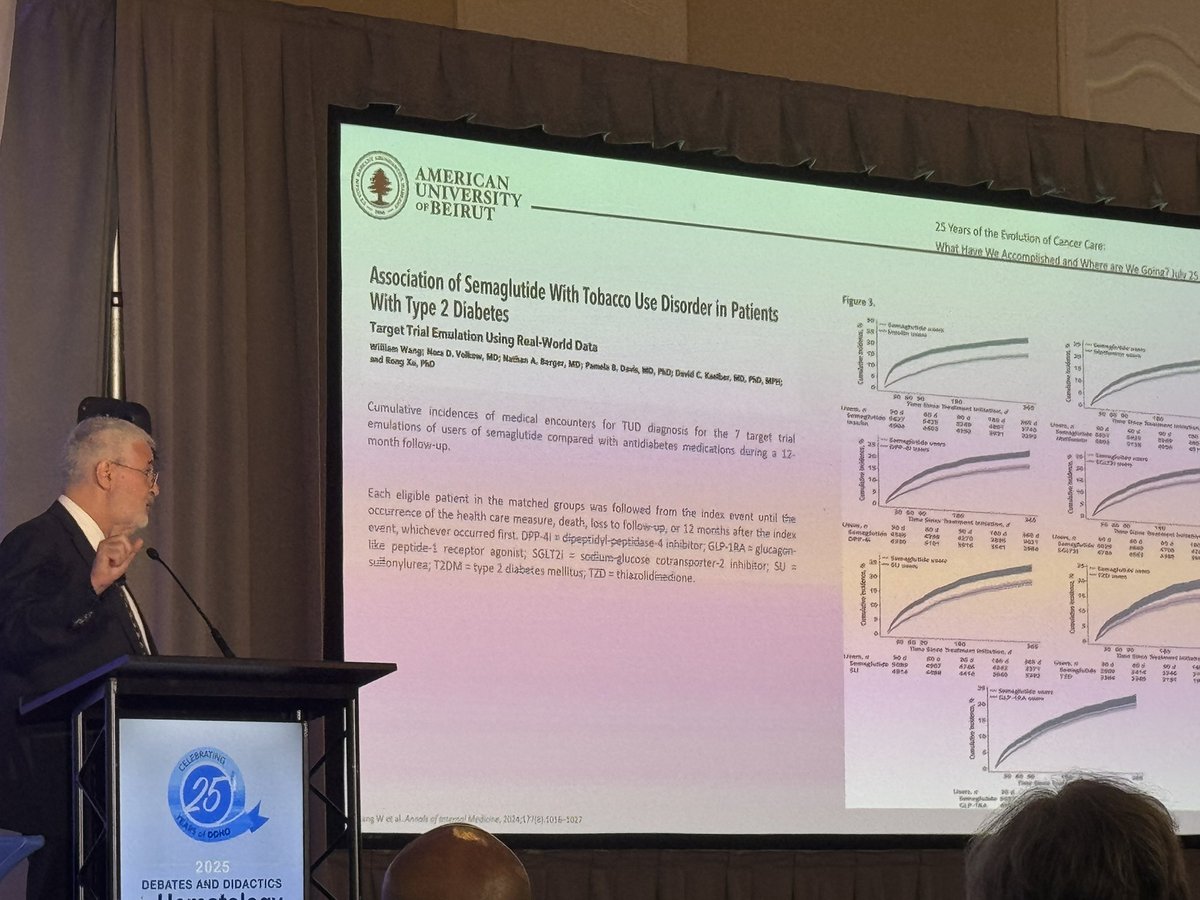 Neil_Iyengar's tweet image. Listening to @DrFadloKhuri deliver a phenomenal keynote. In an expansive review of cancer advances and future:
“Dysregulation of metabolism unquestionably leads to cancer. We will see an era where we treat diabetes and cancer etiology together”.
#DDHO2025 @WinshipAtEmory