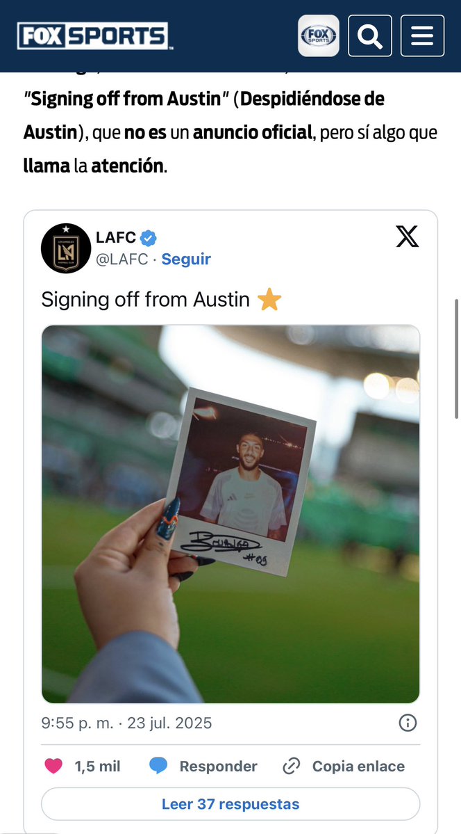 LAFC_X's tweet image. Fox News really saying is this goodbye for Bouanga at LAFC 💀