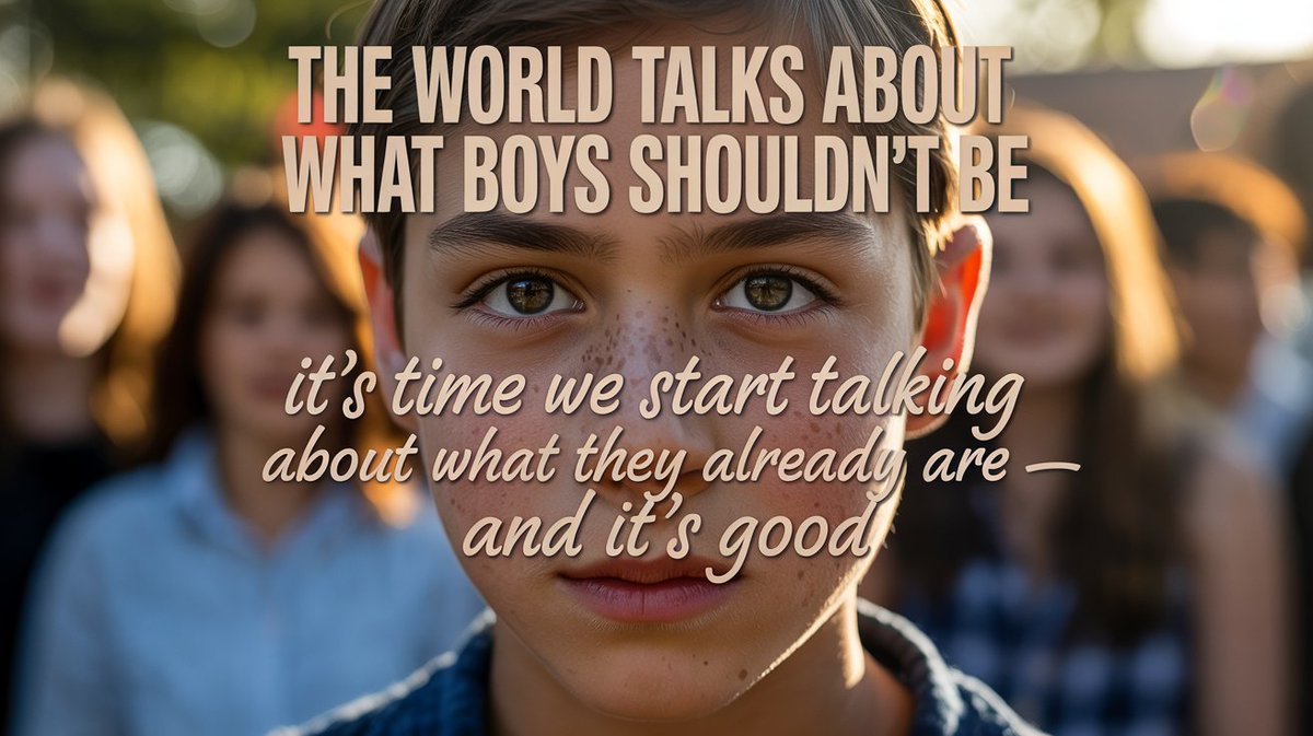 trgolden's tweet image. The world talks a lot about what boys shouldn’t be. It’s time we start talking about what they already are — and it’s good.
#boysaregood