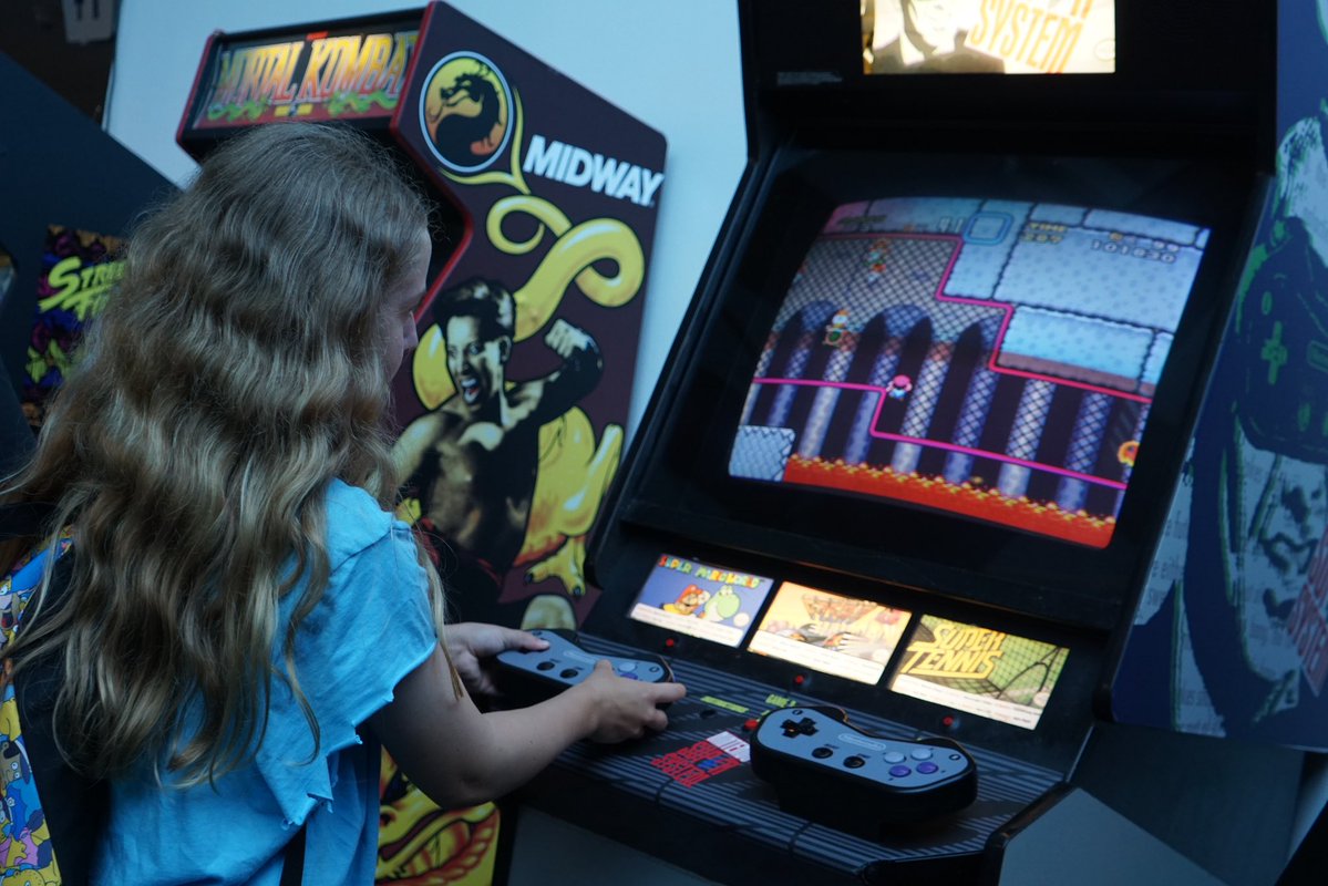 Liretro's tweet image. See what made the feeling of arcades of yesteryear special in the interactive Arcade Age Exhibit at LI Retro, featuring some of the most iconic and historically important cabinets from the glory years of arcade gaming, lovingly restored to their original condition. Unlimited…