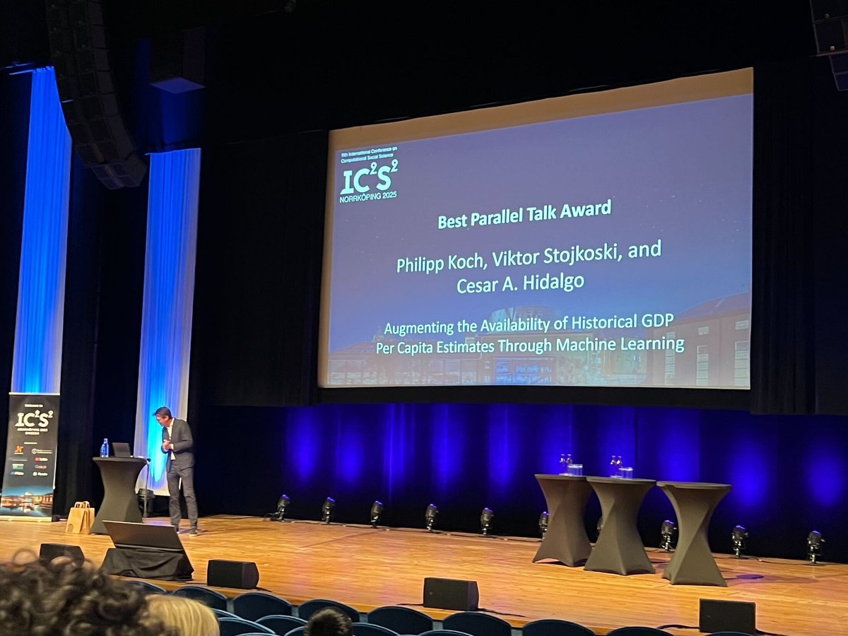 LearningCCL's tweet image. What do fame, historical GDP, and gender equality in science have in common?
They were all explored by our colleagues at @IC2S2 2025!
👏Congratulations to @philippmkoch for winning the Best Parallel Talk award this year, and huge thanks to @zappala_chiara & @mel2kill for their…