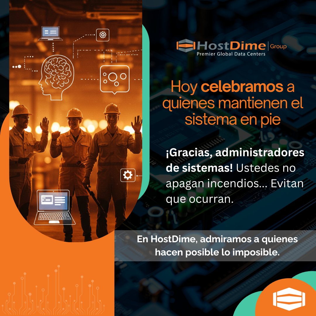 miHostDime's tweet image. 🔧🖥️ Si eres Administrador de Sistemas, esta invitación es para ti:¿Buscas una infraestructura TI confiable, escalable y segura?
👉 Visítanos: hostdime.com.co
☁️ Cloud
🛡️ Backup
🏢 Housing
🚀 ¡Todo en un solo lugar!
#HostDimeColombia #AdministradorDeSistemas #Soluciones
