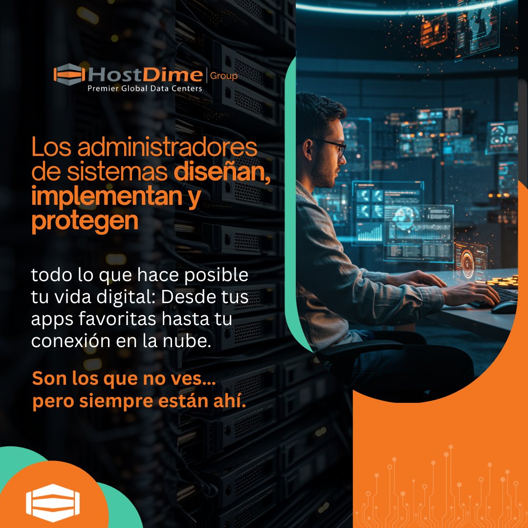 miHostDime's tweet image. 🔧🖥️ Si eres Administrador de Sistemas, esta invitación es para ti:¿Buscas una infraestructura TI confiable, escalable y segura?
👉 Visítanos: hostdime.com.co
☁️ Cloud
🛡️ Backup
🏢 Housing
🚀 ¡Todo en un solo lugar!
#HostDimeColombia #AdministradorDeSistemas #Soluciones