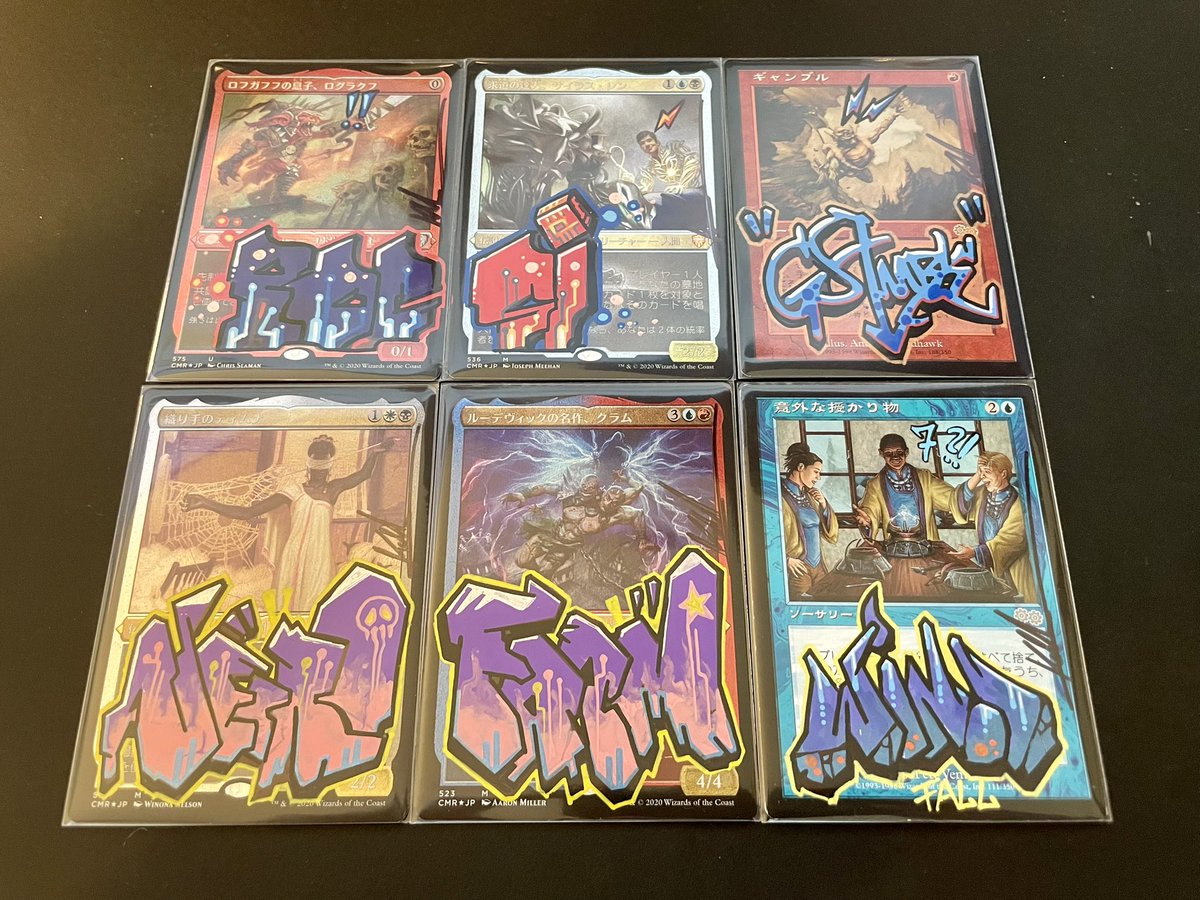 Michael Schmidt (@mschmidt10k) on Twitter photo Mail day from the graffiti master himself, <a href="/Sawatarix/">KAI β³ SAWATARI</a> - necro farm, rog/si, love the little Mana Vault he added to Silas Renn!
Hit him up for your own alters today! Mail day from the graffiti master himself, <a href="/Sawatarix/">KAI β³ SAWATARI</a> - necro farm, rog/si, love the little Mana Vault he added to Silas Renn!
Hit him up for your own alters today!