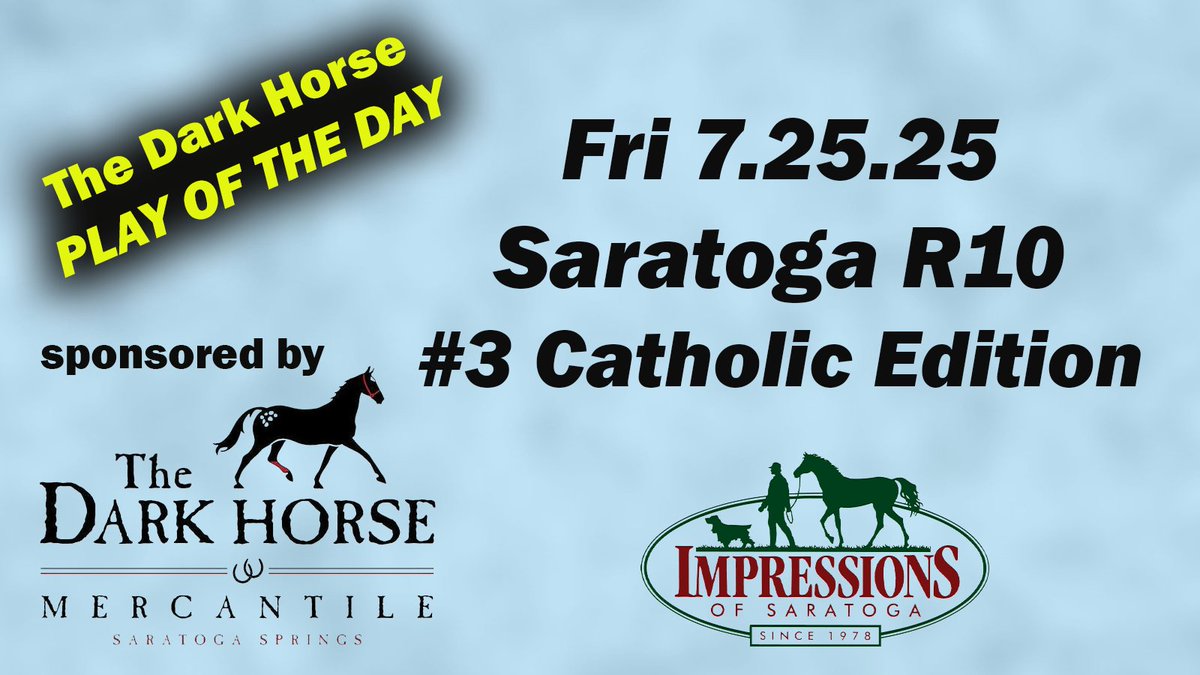 SethMerrow2's tweet image. Friday: Dark Horse Play of the Day