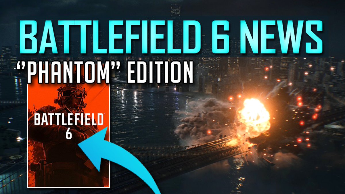 GhostGamingG's tweet image. The Battlefield 6 release date seems legit, console/PC pricing/editions, closed beta testing, Battle Royale, lots to go over today!
Watch Here👉youtu.be/DUL5AJzsKcc