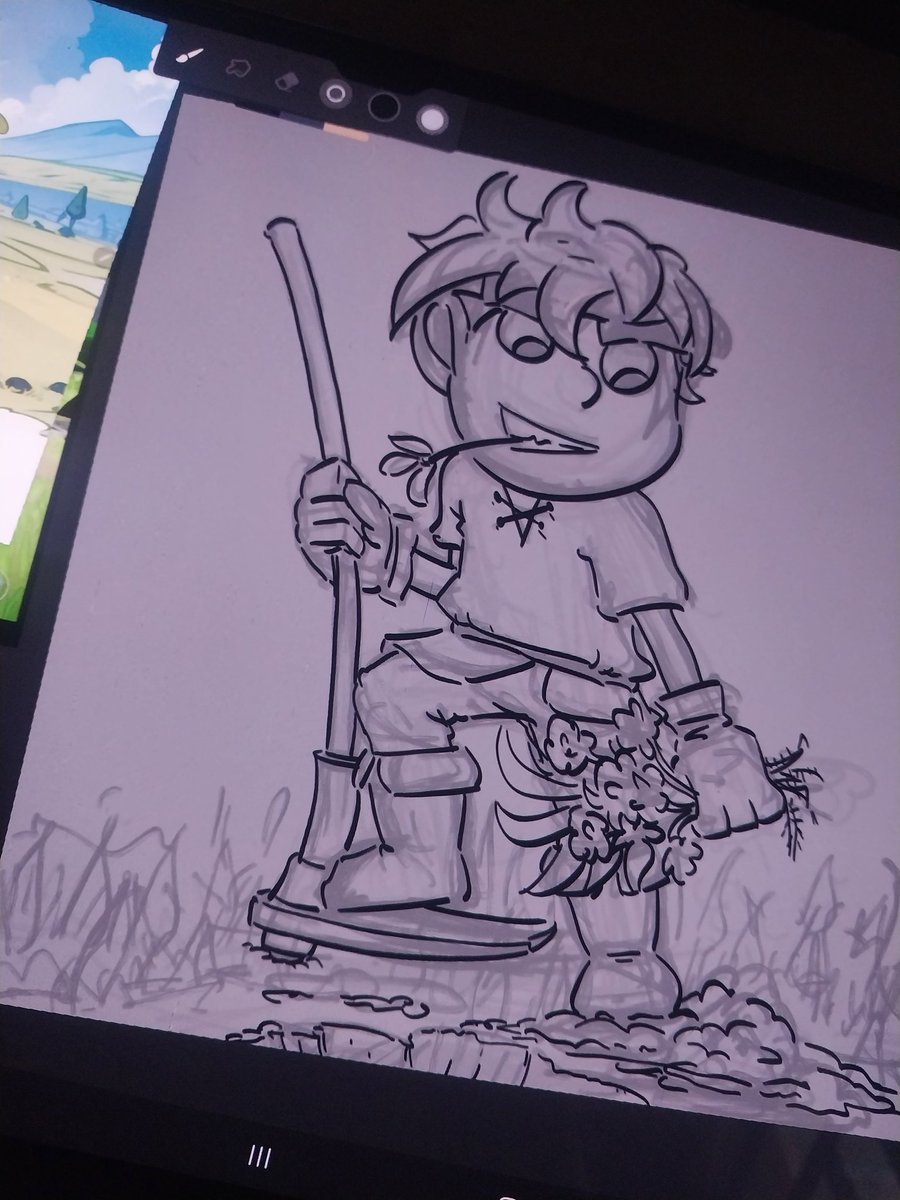 faf_animation's tweet image. Currently working on Something for the unsung heroes of @LumiterraGame... the (in-game) farmers.

Just wrapped up my own farming session,.. Now, I&apos;m out here looking for a brush to pet some pumpkinbats. 👀 
gLumi to everyone 💛