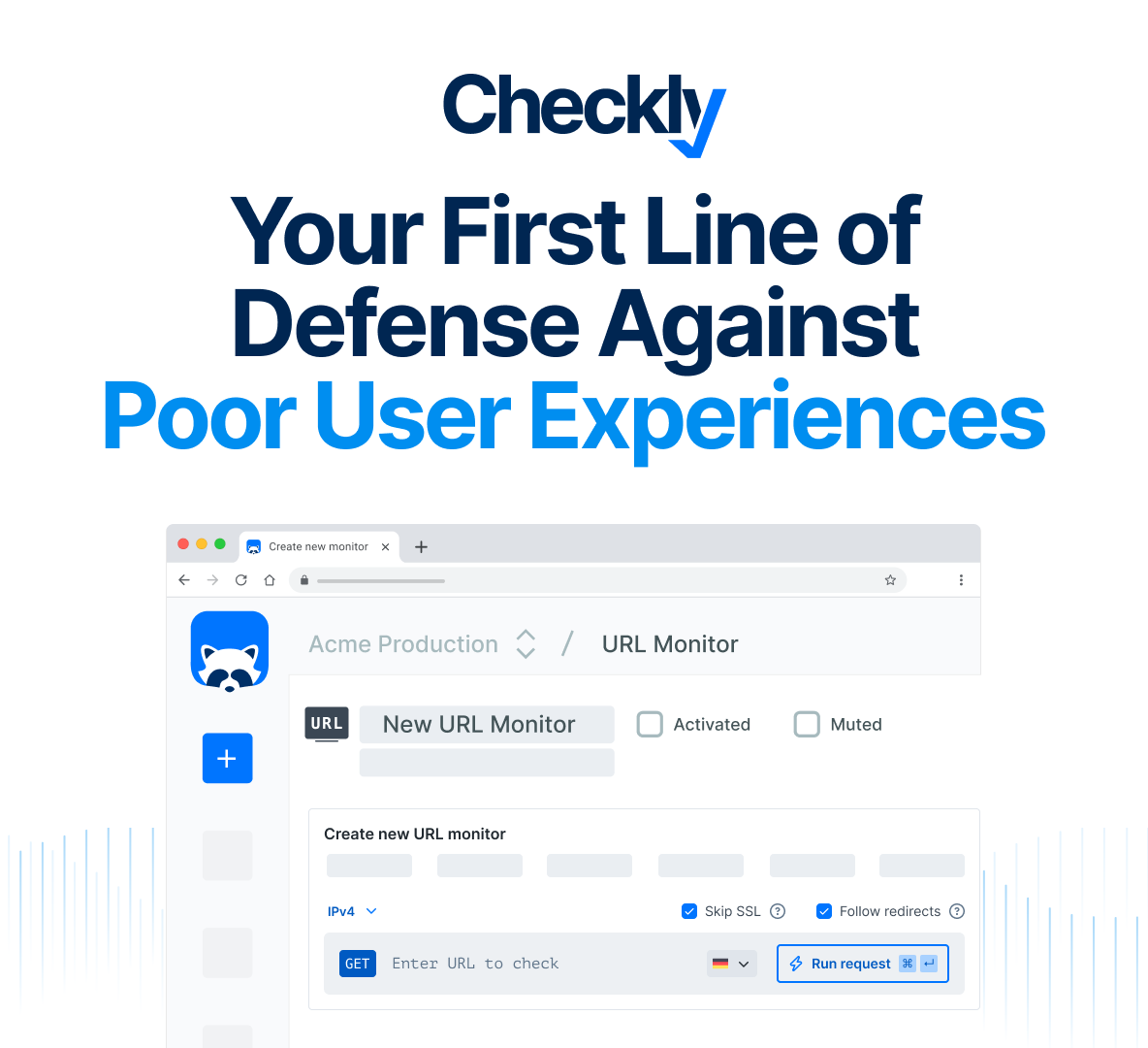 Uptime Monitoring your engineers will actually like.

✅ Monitor URLs, APIs, and jobs from global locations
🛠️ Define checks in code or UI
🔁 Built on Playwright = no flaky alerts

Find out more: checklyhq.com/product/uptime…