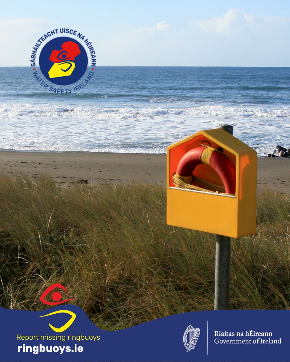 WaterSafetyIE's tweet image. 🌊 Your Quick Action Can Save a Life! 🛟
If you see a ringbuoy that's missing or damaged, don’t ignore it.
Take a moment to report it—it’s fast, easy, and could save someone in trouble.
Report missing rinbuoys at ringbuoys.ie.
#WaterSafety #Ringbuoys…