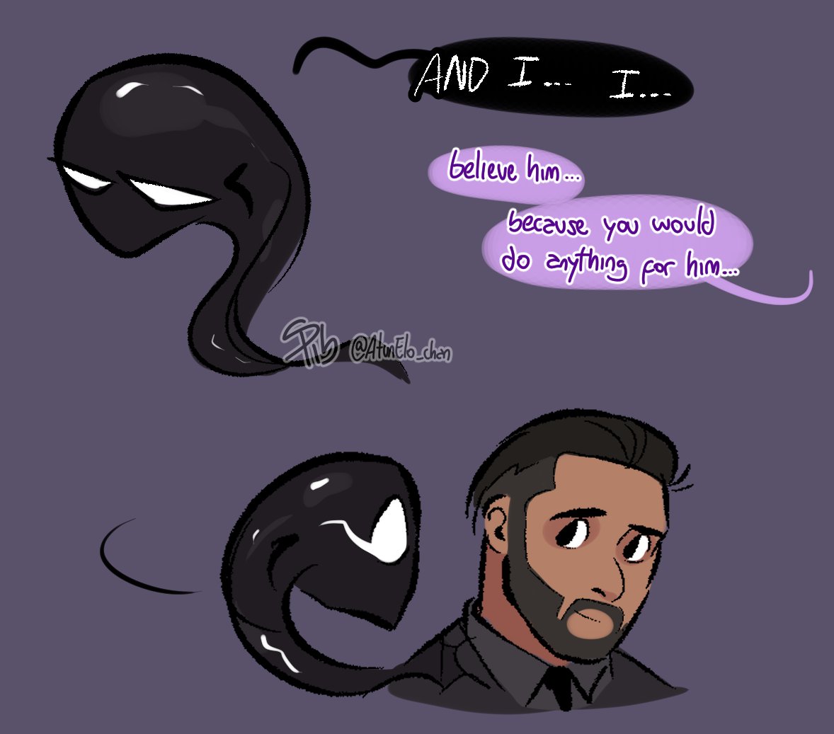 AtunElo_chan's tweet image. Any Venom / #symbrock fans over here?
Something about swapping universes-
#AgentStone #Stobotnik π€π
Sub espaΓ±ol en ALT