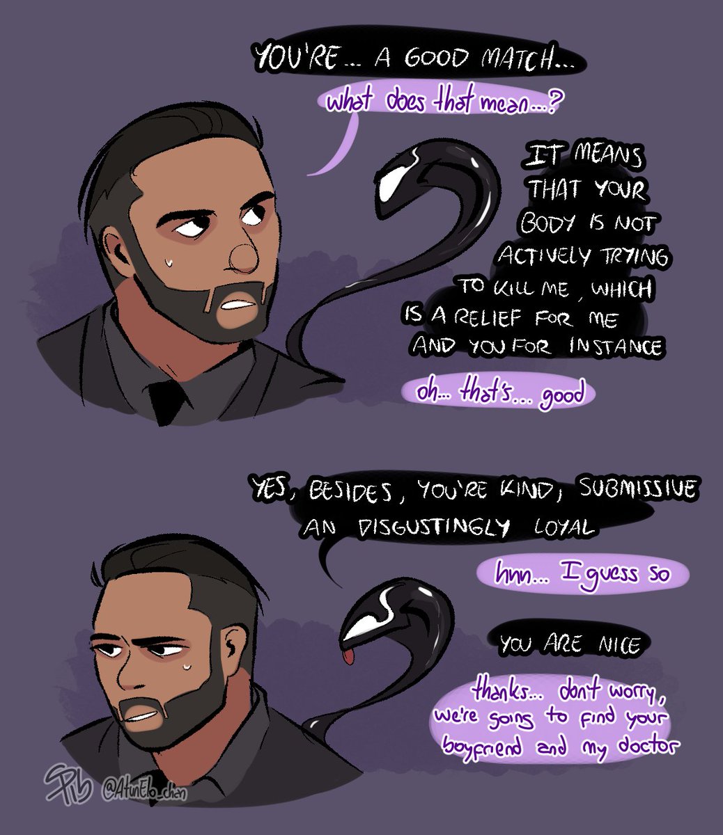 AtunElo_chan's tweet image. Any Venom / #symbrock fans over here?
Something about swapping universes-
#AgentStone #Stobotnik π€π
Sub espaΓ±ol en ALT