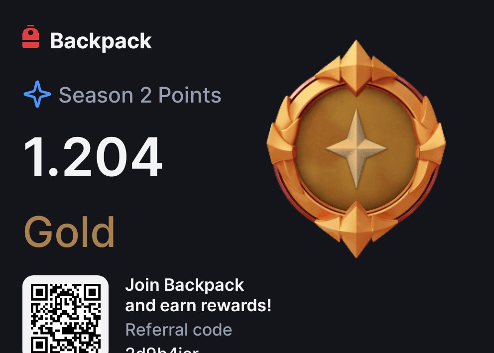 Fernando Pinheiro ๐ (@pinheiroba10) on Twitter photo Seaseon 2 of <a href="/Backpack/">Backpack ๐</a>.
This is my score so far.๐
๐๐I didn't expect it, but it is close to a very realistic goal in my trader conditions.๐ฐ
I will continue to invest until the end of the season.
Come on, <a href="/KaitoAI/">Kaito AI ๐</a> Yaps.! Seaseon 2 of <a href="/Backpack/">Backpack ๐</a>.
This is my score so far.๐
๐๐I didn't expect it, but it is close to a very realistic goal in my trader conditions.๐ฐ
I will continue to invest until the end of the season.
Come on, <a href="/KaitoAI/">Kaito AI ๐</a> Yaps.!