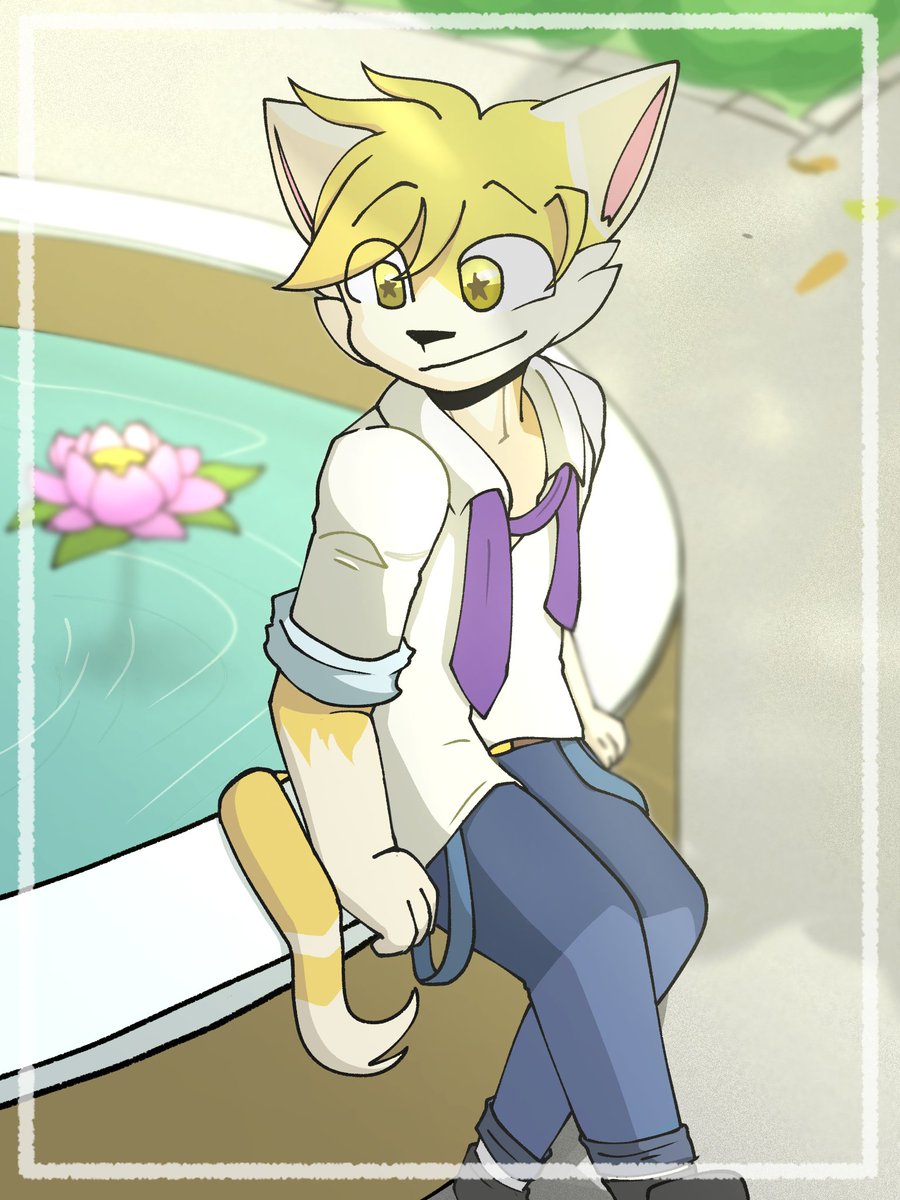 "Isn't that one of the rich kids? What's he doing here?"
"I thought they had sooo many fountains in their so-called club. Why'd he come all the way here?"
"He doesn't seem that bad"
"Whatever, let's go somewhere else."

Happy birthday to our golden boy, Thomas! 
\\25th July//