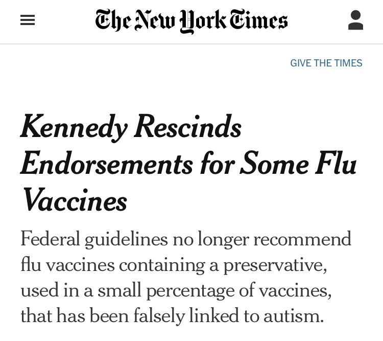 dr_alexharris's tweet image. RFK Jr. has removed the federal approval for some flu vaccines.
I wonder if Senator (and physician) Bill Cassidy sincere y believed healthcare was in safe hands when he confirmed RFK as HHS secretary & how he feels about it now.
