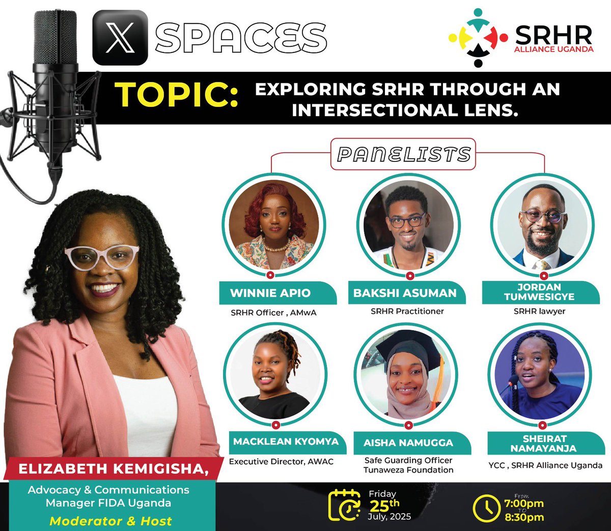 We are just minutes away from exploring SRHR through an intersection Lens.

Set your reminders and let’s learn 

Link: x.com/i/spaces/1YqGo…

#SRHR4ALL
#UnlockMySRHR