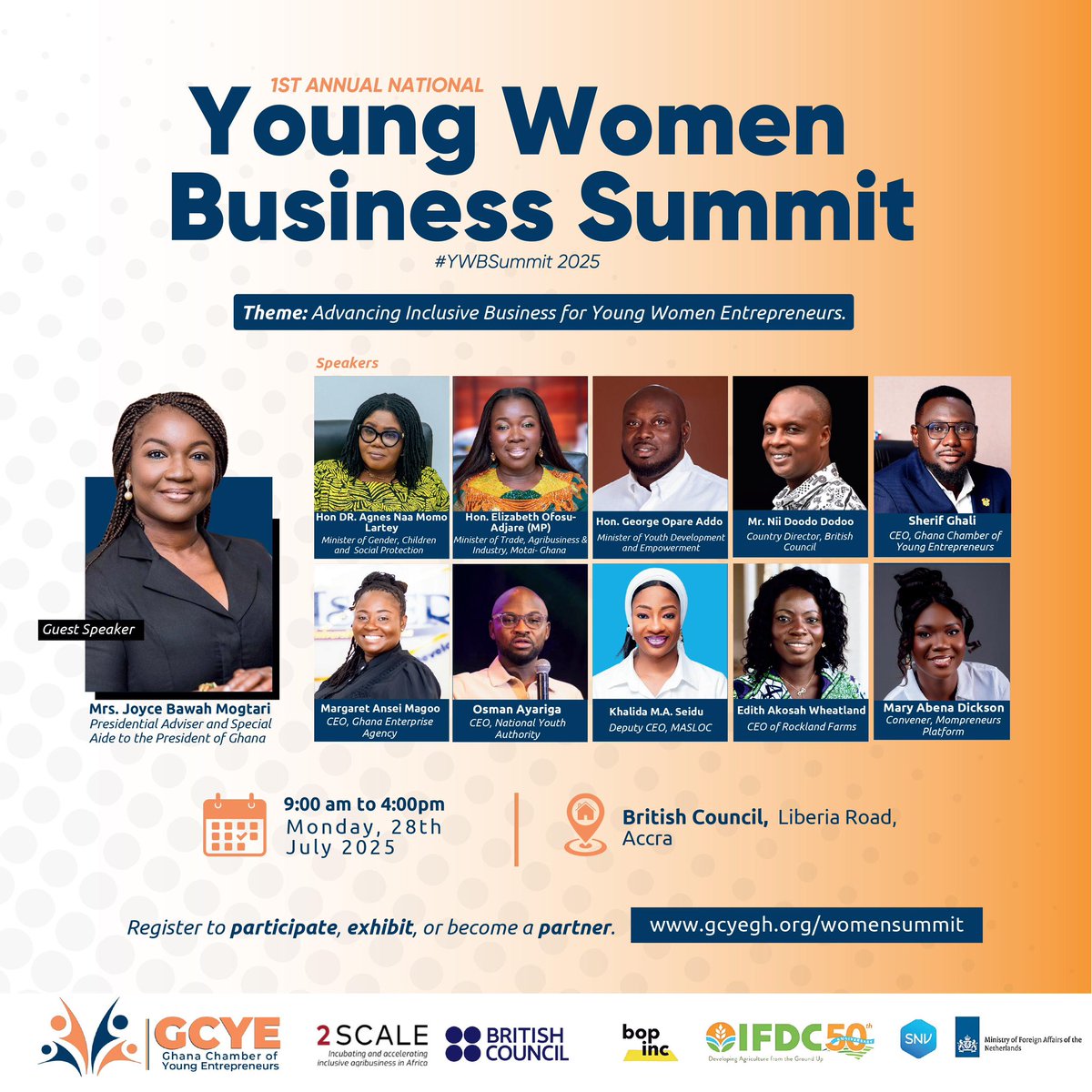 ewuraadamskarim's tweet image. On Monday, July 28, 2025, I’ll be hosting the Young Women Business Summit at the British Council in Accra.
This all important event is put together by the Ghana Chamber of Young Entrepreneurs under the theme: Advancing Inclusive Business for Young Women Entrepreneurs.