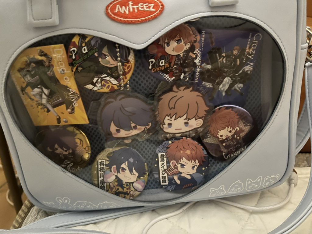 ppicklesz's tweet image. I finally made a real riodice ita bag just in time for tomorrows show &lt;3