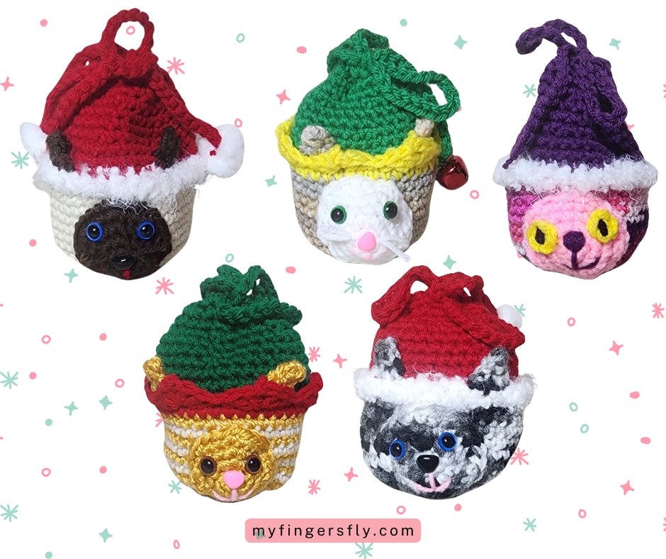myfingersfly's tweet image. Free Cat Santa gift bag crochet pattern - mailchi.mp/myfingersfly/n…