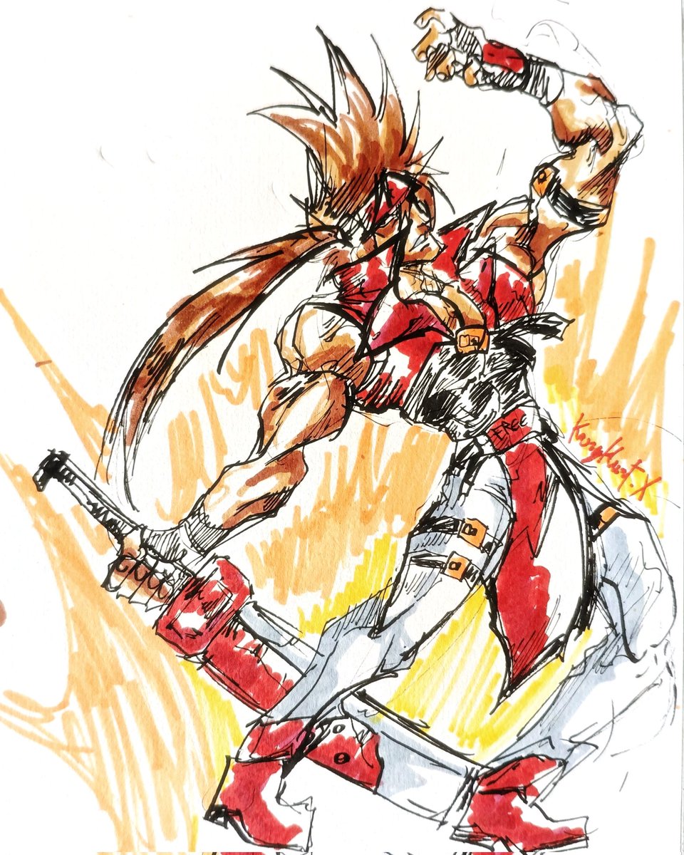 KargkurtX's tweet image. Epic Sol fanart do you guys like it
__
__
#GuiltyGear #SolBadguy #gg1x