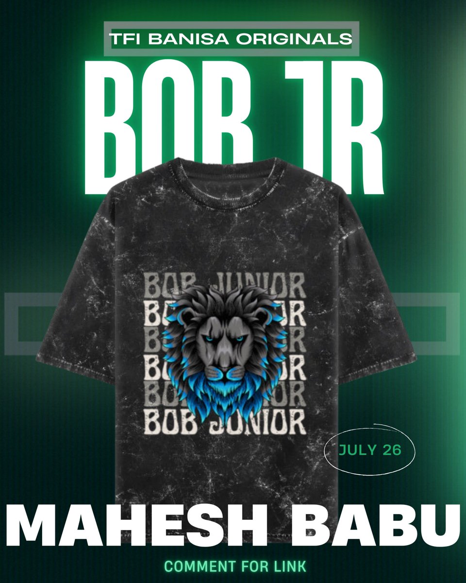 TFIbanisaOrg's tweet photo. His name is BOB Junior... Does it ring a bell..?

@urstrulyMahesh #ssmb29 #ssmb #dhfm #TFI https://t.co/6Hg9w8rL7K