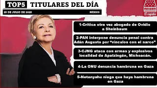 TereValeMX's tweet image. Ya al aire🔴👉¡ElRapidínMañanero TOP 5 NOTICIAS para EMPEZAR tu DÍA 25 de JULIO de 2025 con @TereValeMX!
📌AquíLinkMañanero👀👇
youtu.be/YBkQlHcAmbY