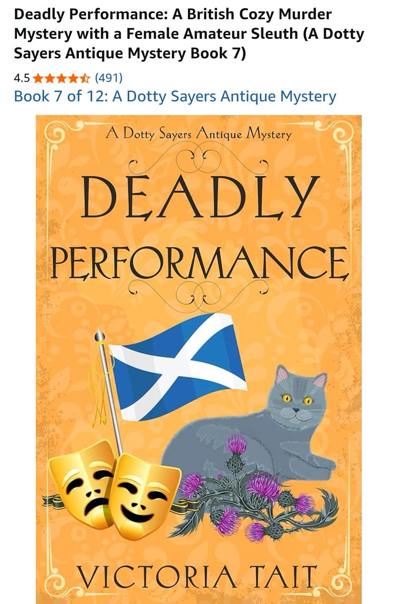 IndyTom3's tweet image. Looks more like a Scottish cozy S murder mystery going by the flag on the cover.