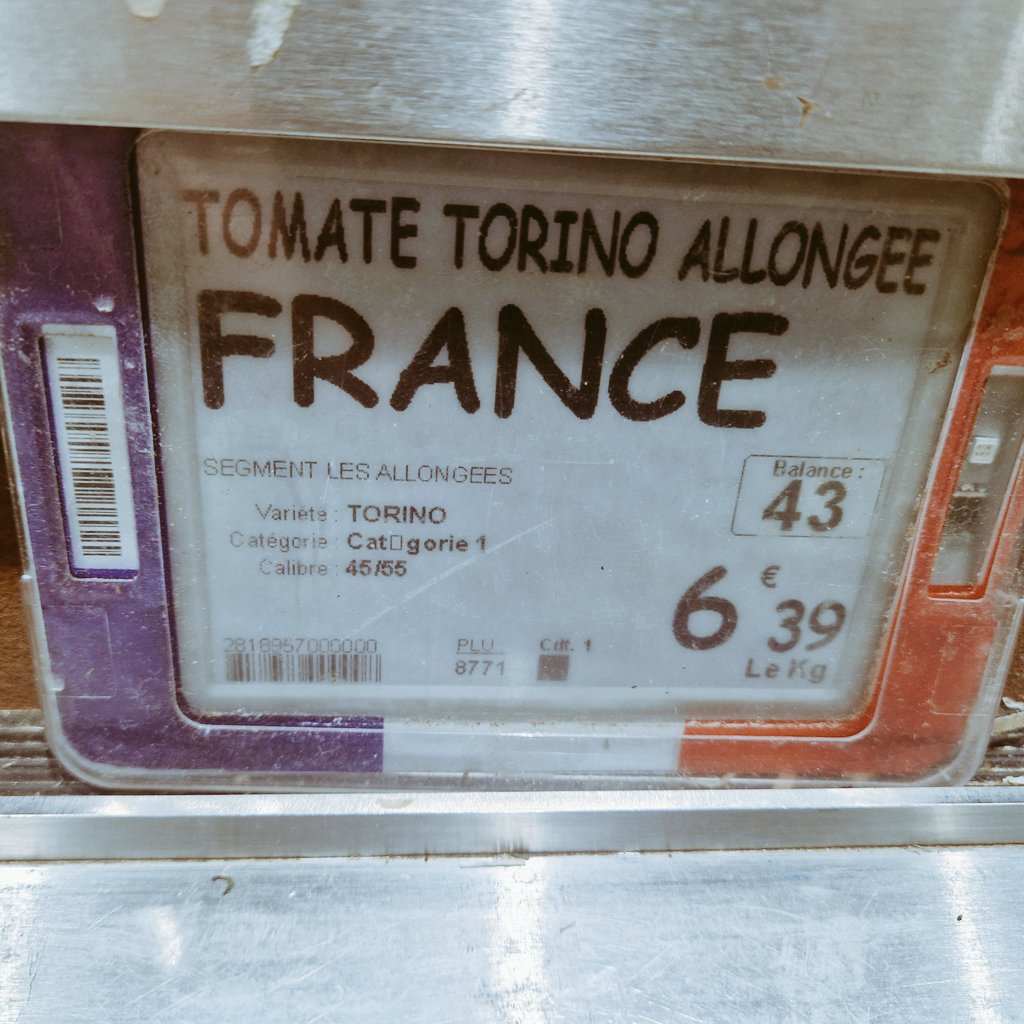 PEGASE83000's tweet image. Mangez 5 fruits et légumes par jour... à condition de pouvoir se les offrir !
Les prix ci-dessous ont été relevés ce matin dans un hyper aux Arcs-sur-Argens (Var). Ils sont clairement délirants sur des produits au meilleur de leur saisonnalité et de leur production...
Qui se…