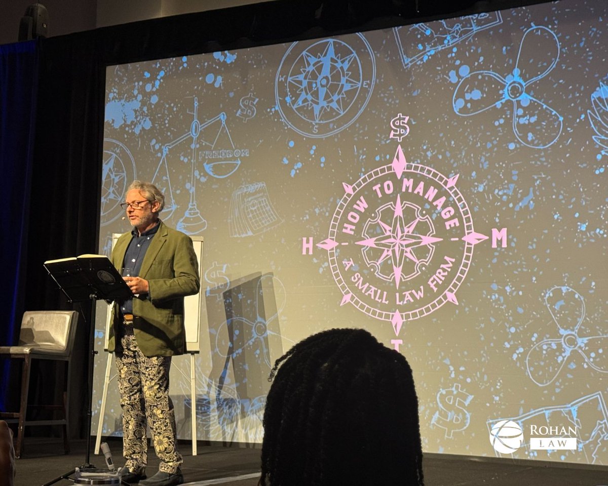 RohanLawPC's tweet image. Last weekend at the HTM Conference in Orlando, FL was incredible! ⚖️ From lessons on firm management to networking with fellow criminal lawyers and fun Saturday night games, it was a weekend full of growth and inspiration. #HTMConference #RohanLaw #LawFirmLife #AlwaysLearning