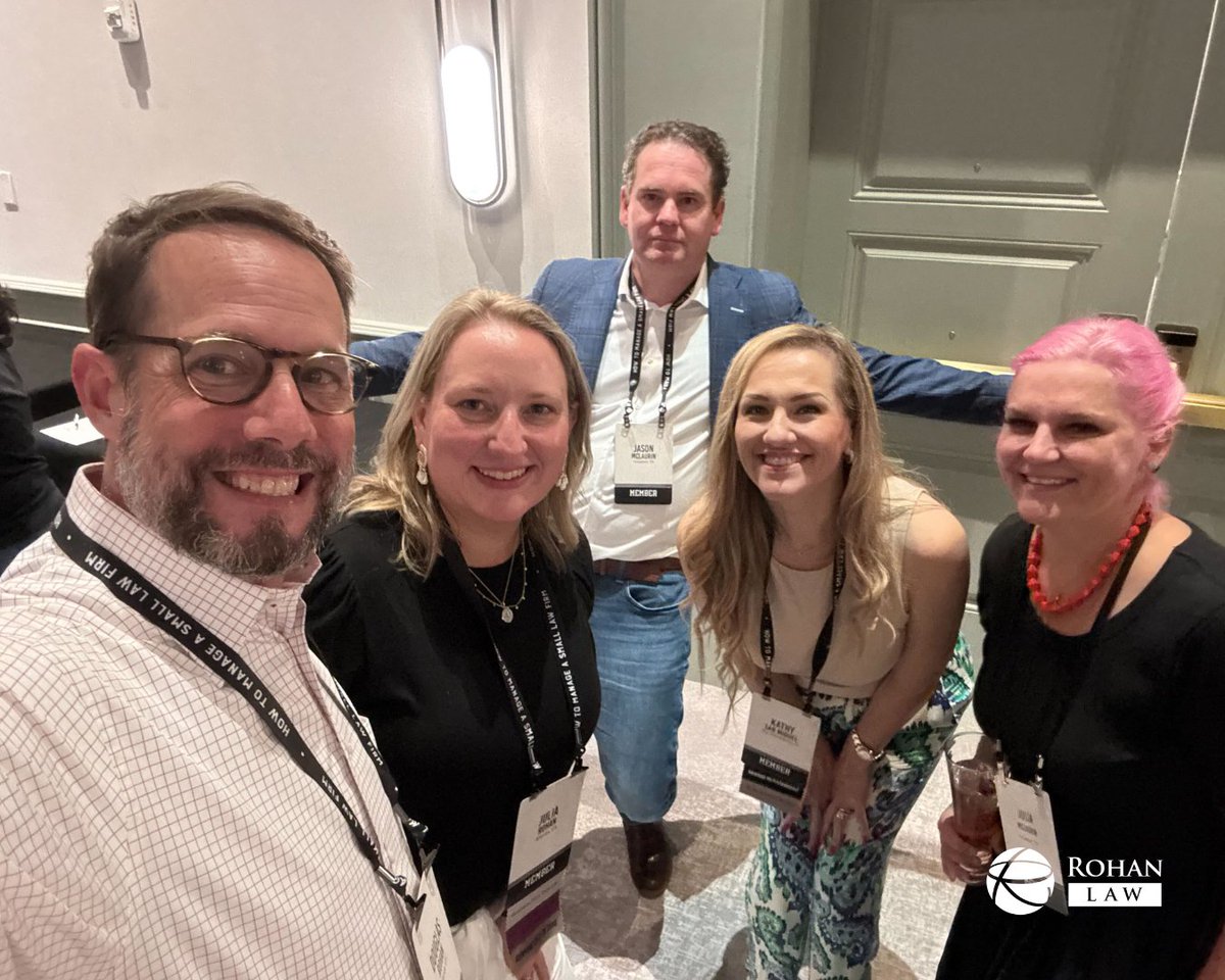 RohanLawPC's tweet image. Last weekend at the HTM Conference in Orlando, FL was incredible! ⚖️ From lessons on firm management to networking with fellow criminal lawyers and fun Saturday night games, it was a weekend full of growth and inspiration. #HTMConference #RohanLaw #LawFirmLife #AlwaysLearning