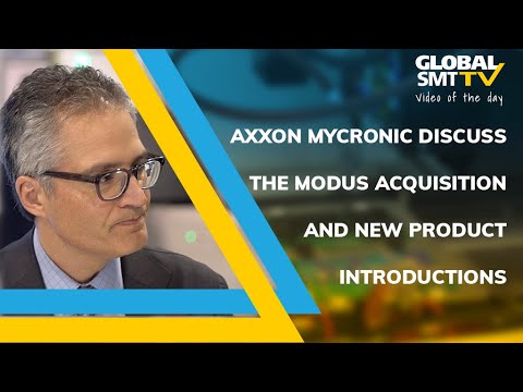 globalsmt's tweet image. Check out the video of the day: AXXON Mycronic discuss the Modus acquisition and new product introductions
zurl.co/I9f3q
Christian Vega discusses the recent acquisition of Modus GmbH and the capabilities this now brings to Axxon Mycronic, including conformal coating…