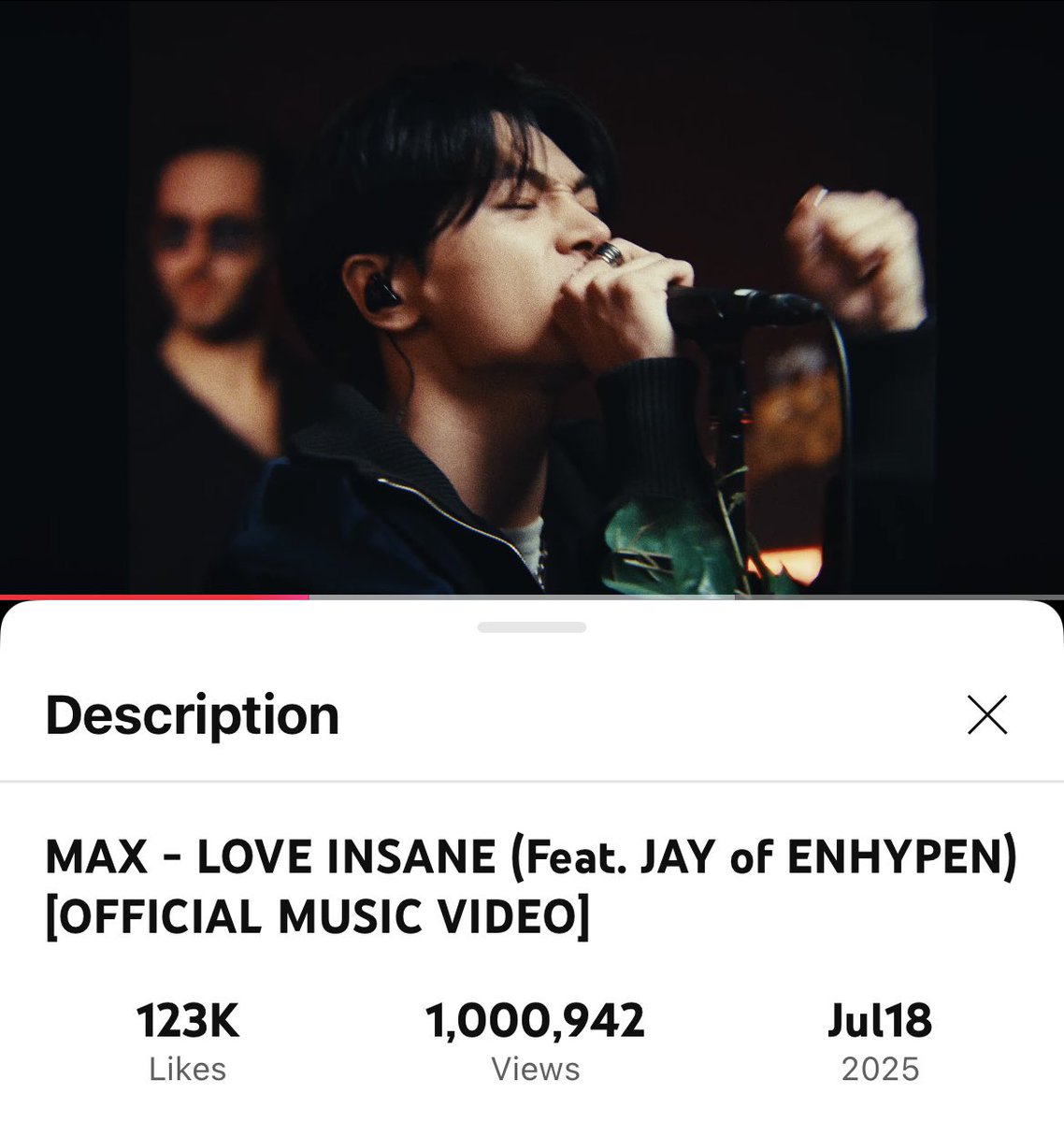 mainlyjay's tweet image. happy 1M views to love insane ❤️ keep streaming !!
🔗youtu.be/LXyDbMdkYyg?si…
— DROP TAGS FOR JAY
JAY’S LOVE GOES INSANE
#LOVEINSANExJAY_1MViews
#ENHYPEN_JAY #엔하이픈_제이 @ENHYPEN
