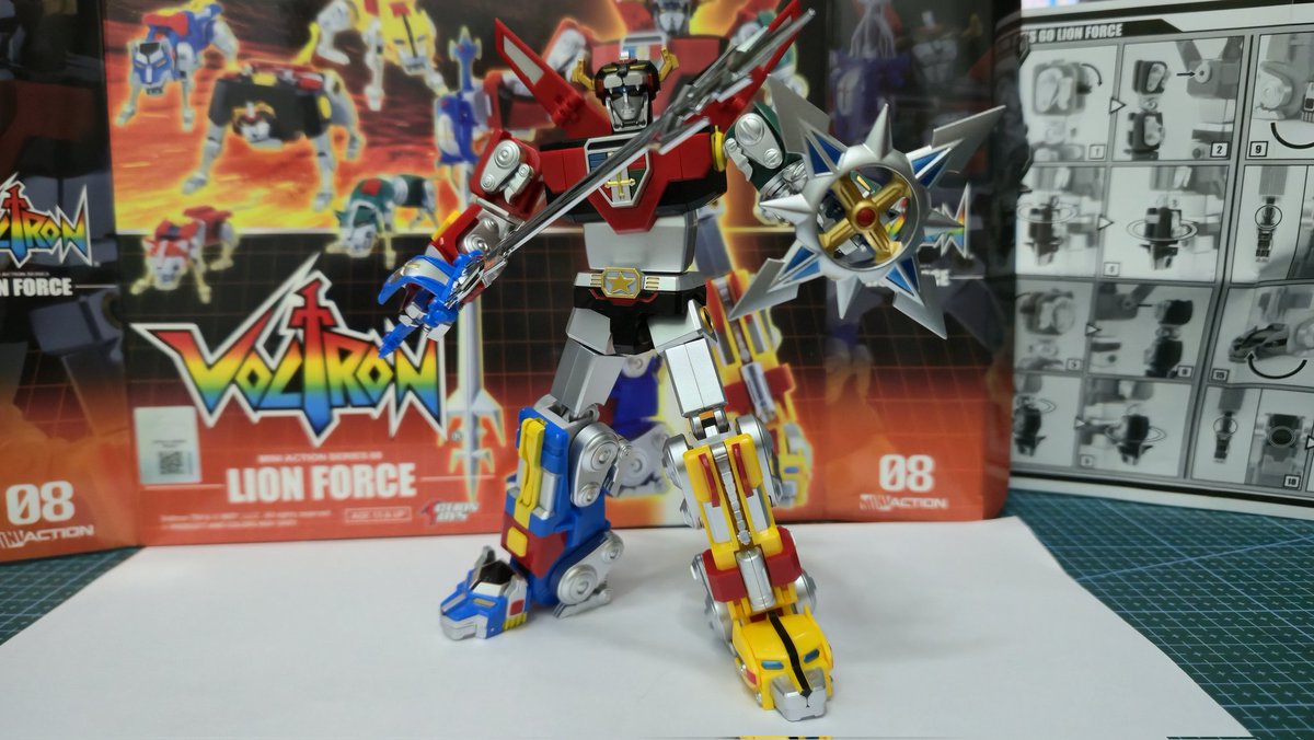 isomaniac's tweet image. Action mini Voltron released
HKD298. Very good quality. Love it even I have the bandai diecast. This small one is perfect for playing, not just display.