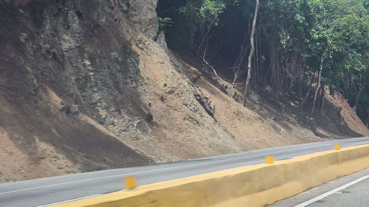 La deforestación de los taludes en los bordes de la #ARC, especialmente vía Caracas, lejos de ser una solución en realidad es un serio problema. La vegetación protege el suelo de la erosión, sin ella el agua correrá con fuerza y arrastrará eventualmente el sustrato a la autopista