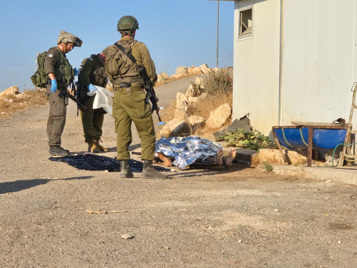 arutz7heb's tweet image. סוכל ניסיון פיגוע בהר חברון: נוטרל מחבל חמוש בסכין בסמוך ליישוב שמעה
(צילום: TPS)