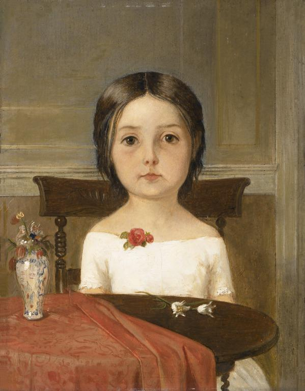 ScribnerUMCP's tweet image. Ford Madox Brown, &quot;Millie Smith&quot; (1846)

#Art