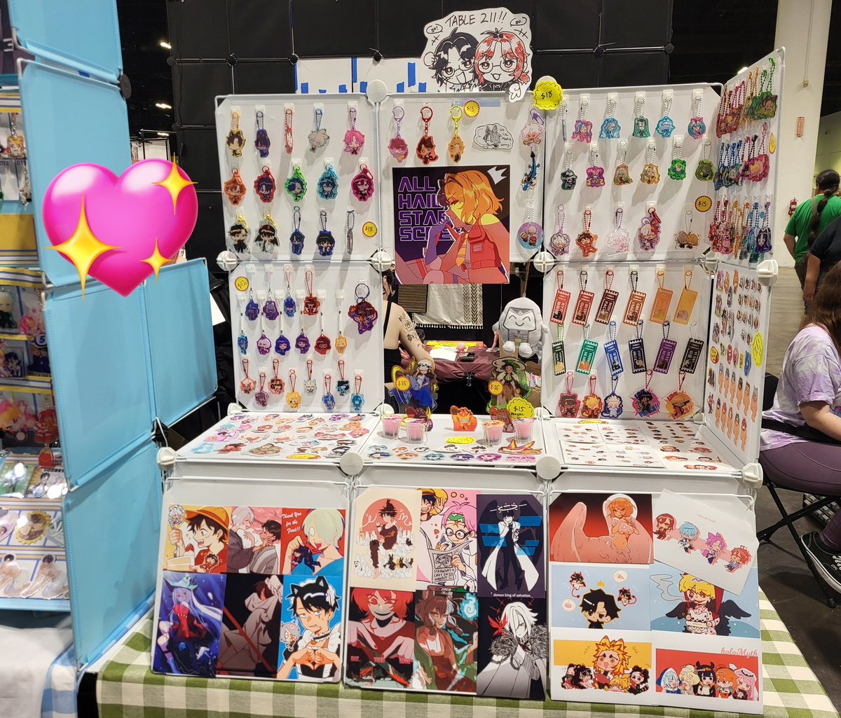At table 211 at metrocon!!! Come by!!!