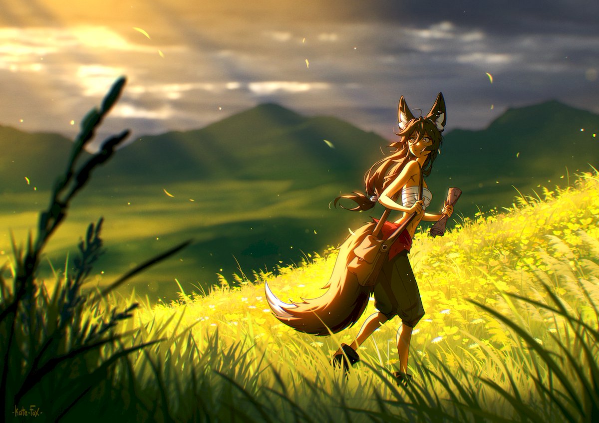 Kate__Fox's tweet image. Evening sun
#art #foxy #OC #CLIPSTUDIO