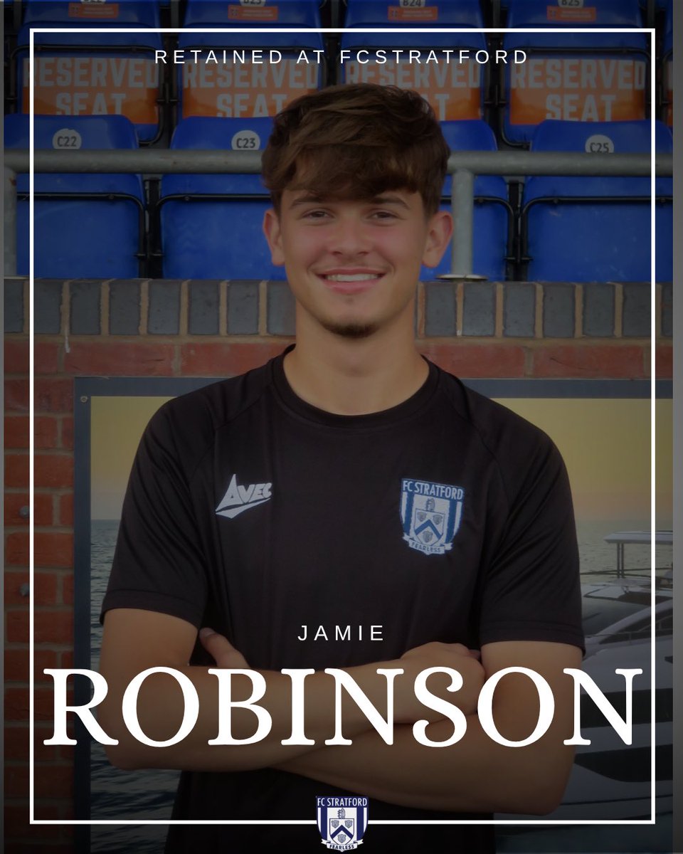 FcStratford's tweet image. γ ππππππππ γ JAMIE ROBINSON, We are pleased to confirmed that Jamie has signed for the 25/26 season.
A flamboyant attacking midfielder with skill to put any defender on the back foot, another great young exciting player who wasnβt short of offers this summer.
Jamieβ¦