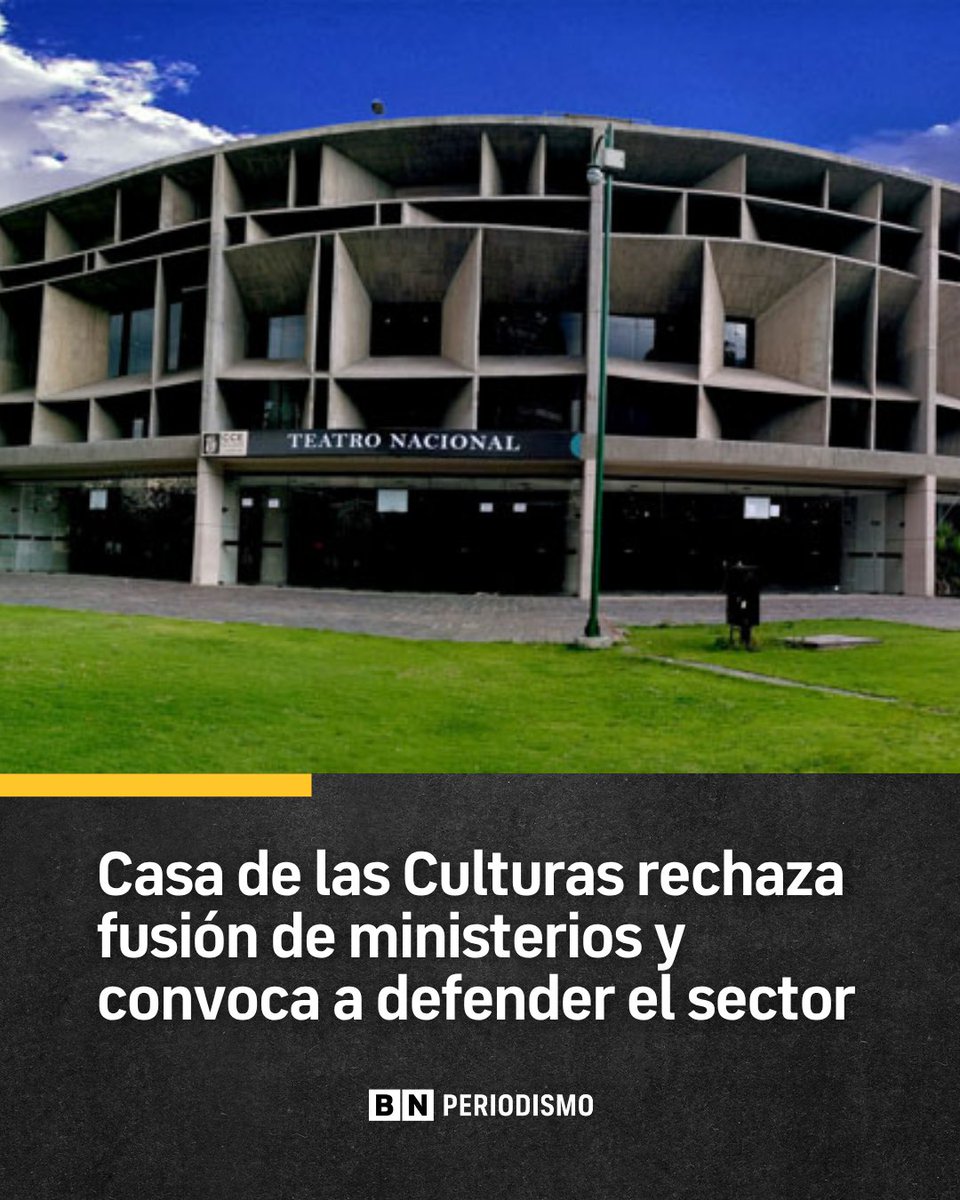 La Casa de las Culturas Ecuatoriana (CCE) rechazó el Decreto Ejecutivo 60 que dispone la fusión del Ministerio de Cultura y Patrimonio con el Ministerio de Educación. En un comunicado, la institución advirtió que la medida representa una amenaza a la autonomía del sector cultural