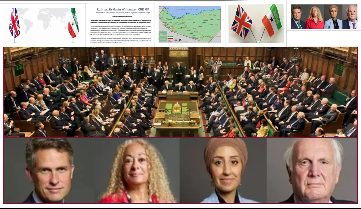 Huseindeyr's tweet image. The Horn of Africa’s Dual Realities: Somaliland’s Peace Amid Somalia’s Chaos
Somalia’s Prime Minister, Hamza Abdi Barre, has openly called on diaspora Somalians in the United Kingdom to protest against British lawmakers (including @GavinWilliamson and others) for supporting the…