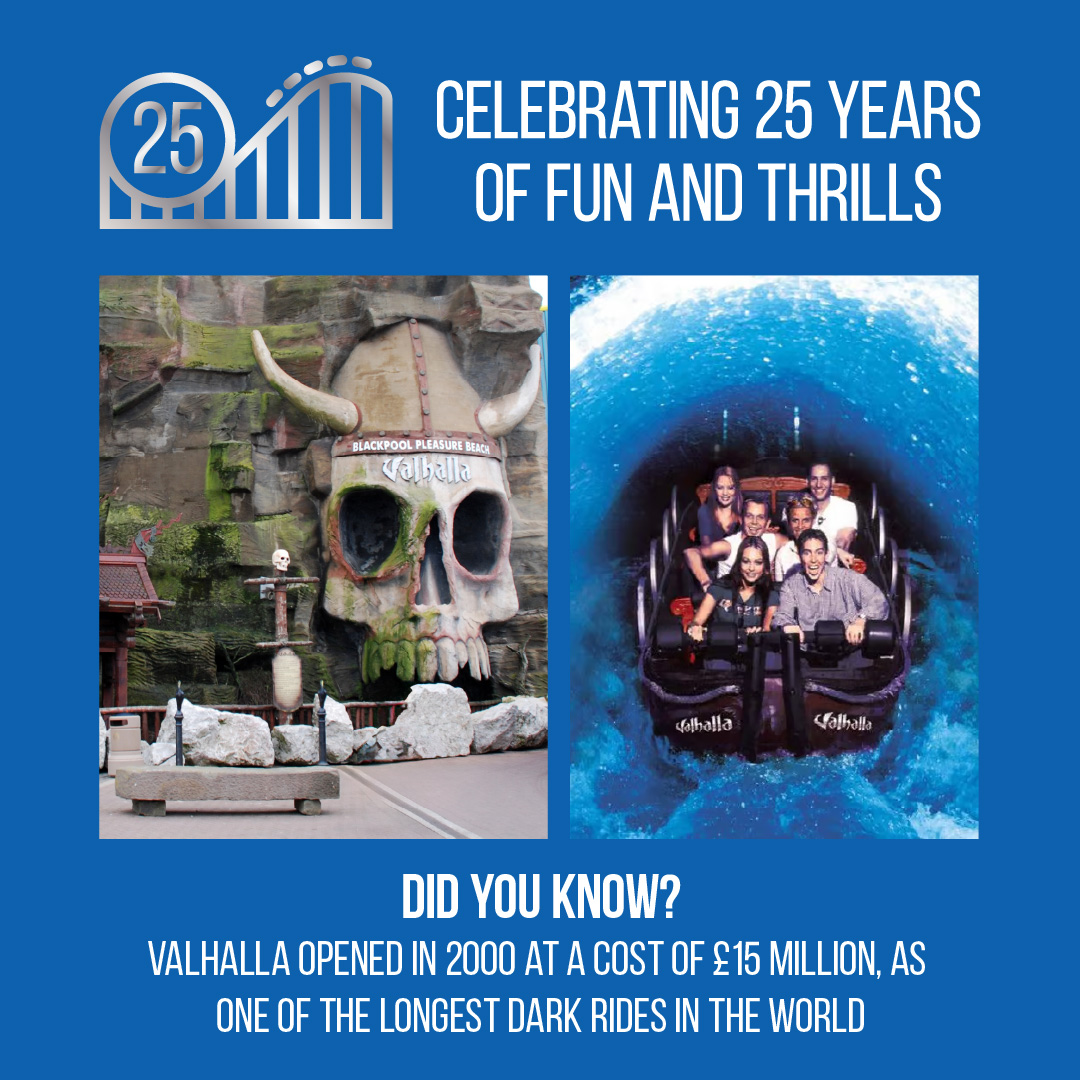 ThemeParks-UK.com (@themeparksuk) on Twitter photo Every month we're looking back on 25 years. Valhalla opened in 2000 at a cost of £15 million, as one of the longest dark rides in the world.
<a href="/Pleasure_Beach/">Pleasure Beach Resort🎢</a> Every month we're looking back on 25 years. Valhalla opened in 2000 at a cost of £15 million, as one of the longest dark rides in the world.
<a href="/Pleasure_Beach/">Pleasure Beach Resort🎢</a>